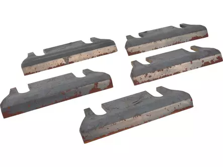 JF klippmaskin stålset original 5 delar - Strimlare - 8716106990573 - 1