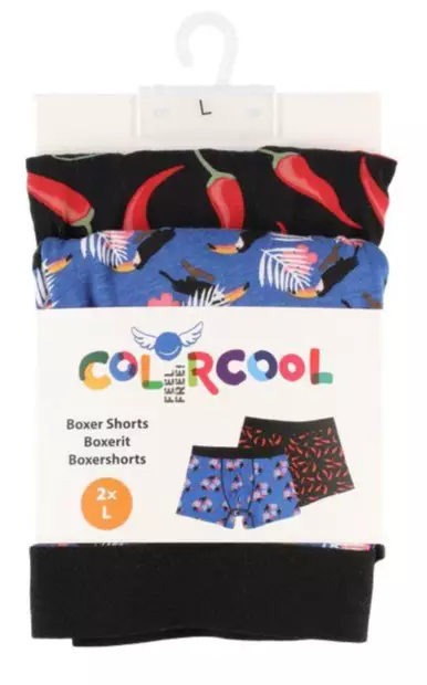Colorcool kalsonger 2-pack Tukan/Chili - Friluftskläder - 6410416250366 - 1