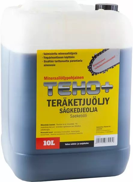 Teho+ kedjeolja 10 liter - Skogsarbetarens verktyg - 6417196779469 - 1